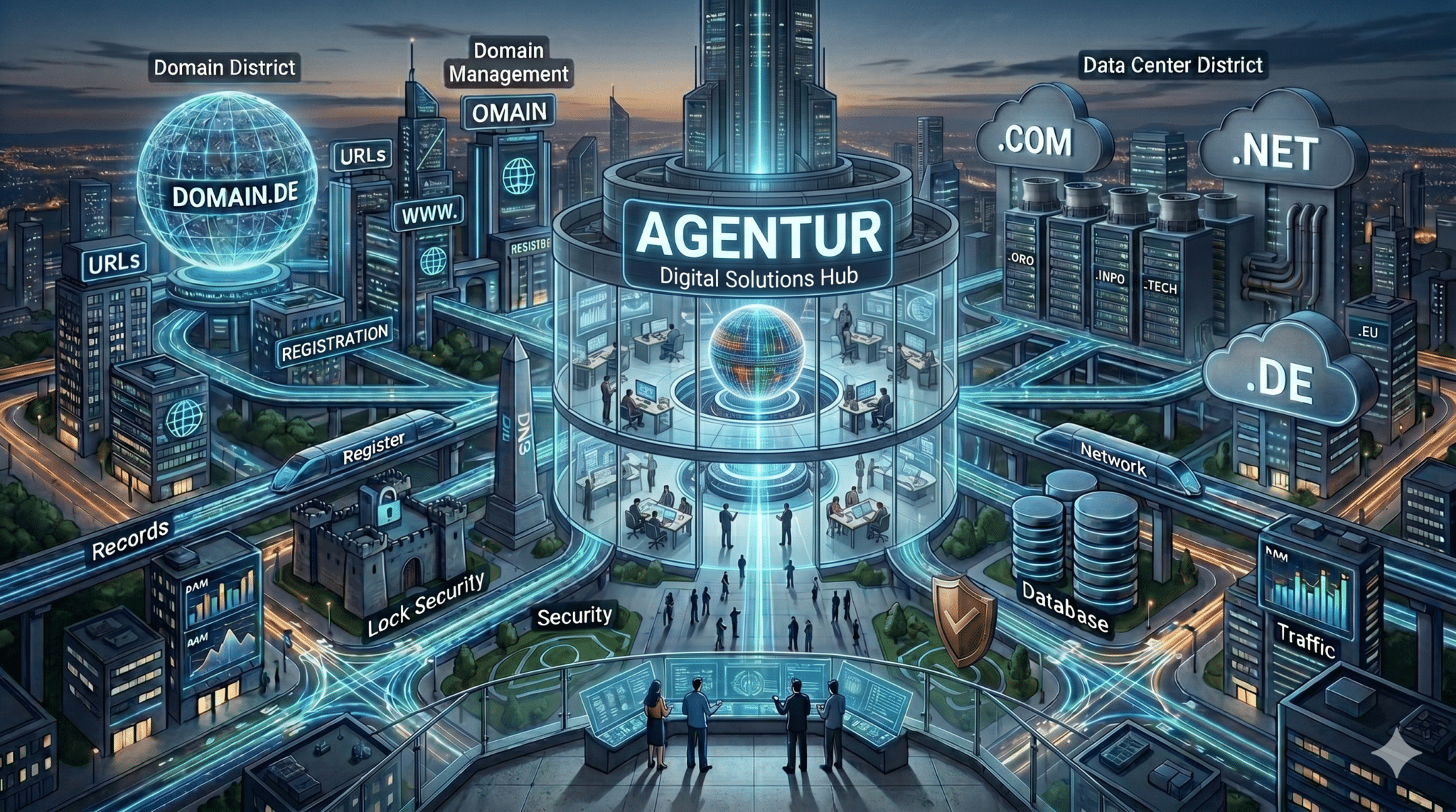 Domain-Management und Infrastruktur
